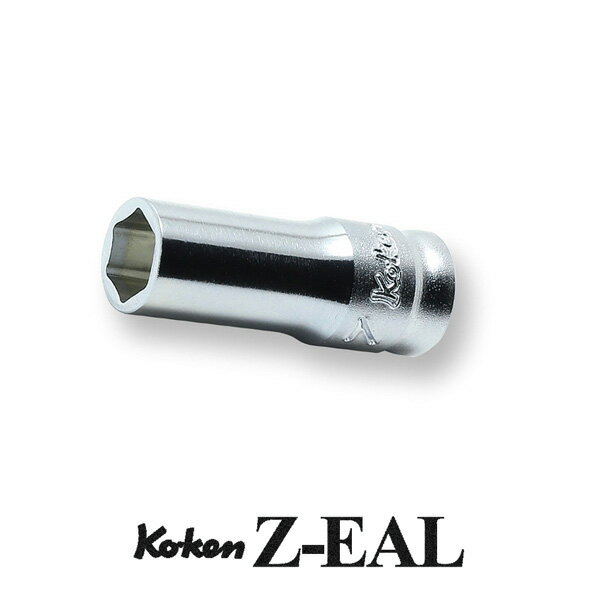 在庫僅少 Ko-ken 2300XZ10 Z-EAL 1/4 (6.35mm)差込 6角 セミディープ ソケット 10mm 全長30mm コーケン / 山下工研