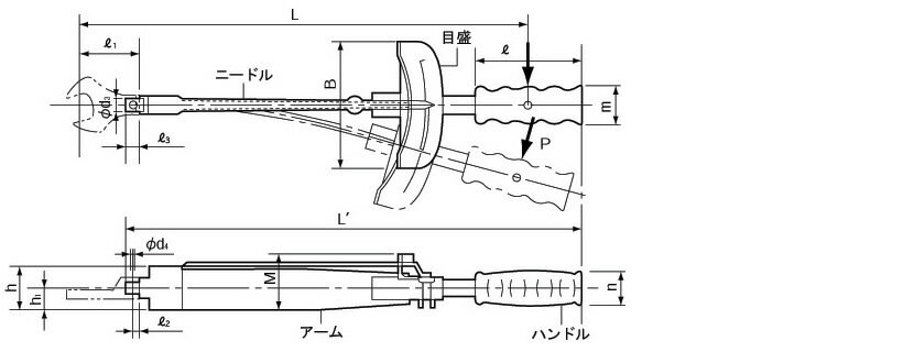 東日 QF120N プレート形 トルクレンチ （ラチェット付） 10-120N.m 差込角12.7sq. ...