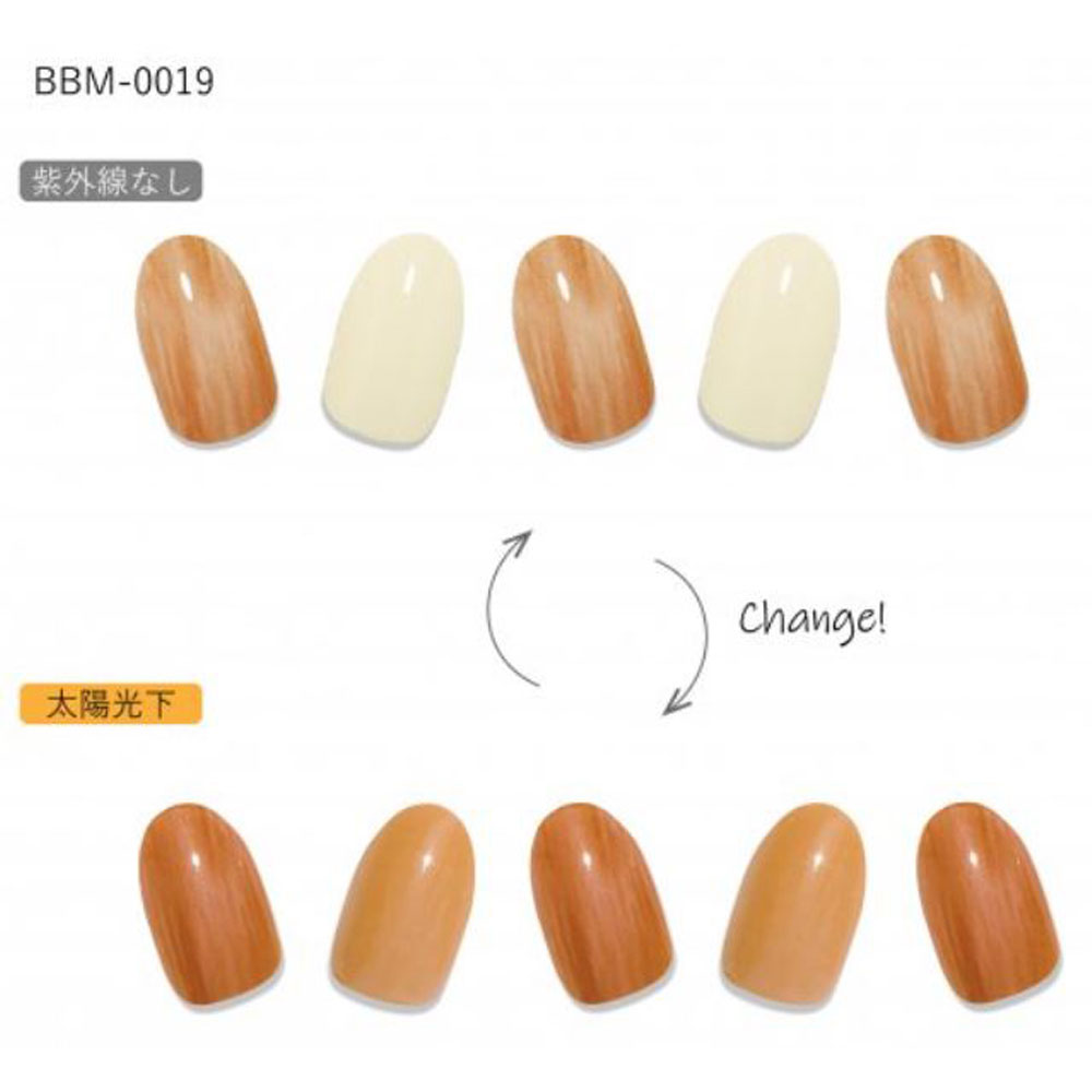 Rakuten - 【 即日 発送】カラーチェンジポラポラ [BBM-0019] 紫外線で色が変わるジェルネイルシール コスプレメイク コスメ CC PORAPORA