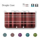 3DS カバー チェック 千鳥柄 タータン チェック柄 ニンテンドー DS game 可愛い 送料無料 DSケース nintendo ds 3ds case ケ...