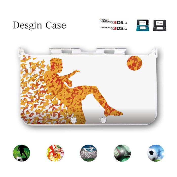 3DS カバー 日本 japan sports スポーツ サッカー ボール バスケ 卓球 ゴルフ s ...