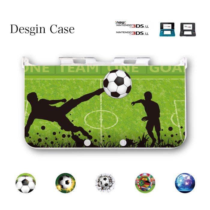 3DS カバー 日本 japan sports スポーツ サッカー ボール soccer ball ニンテンドー DS game 可愛い 送料無料 DSケース nintendo ds 3ds case ケース 部活