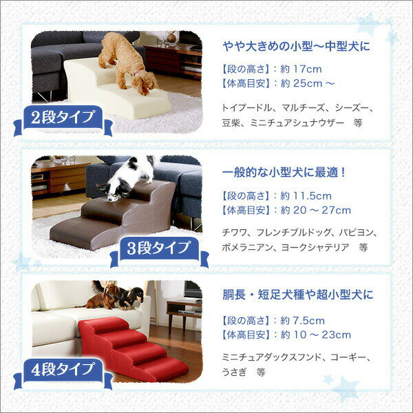ドッグステップ日本製PVCレザー犬用階段2段タイプlonisレーニスドッグステップソファー犬ペットスロープヘルニア老犬ペットグッズ介護用品かわいいおしゃれ北欧