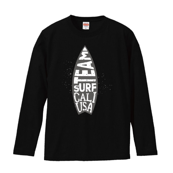 ロングスリーブ ロンT 長袖 SURF サーフ ボード 西海岸 星条旗 サーフ系 プランド メンズ レディース 長袖 MENS S M L XL XXL T-SHIRT プリント 大きいサイズ ビックシルエット