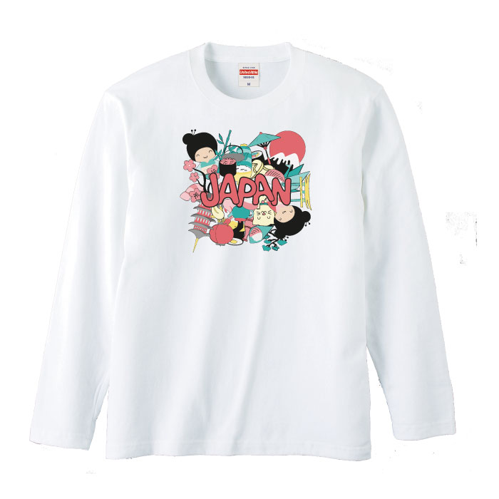 ロングスリーブ ロンT 長袖 目 和柄 金運 プリント プランド メンズ レディース 長袖 MENS S M L XL XXL T-SHIRT プリント 大きいサイズ ビックシルエット