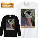 【※ゲリラ開催10%OFF 割引クーポン発行※ 8/20~8/25まで!】 ロングスリーブ ロンT 長袖 sk8 スケボー スケートボード オーリー ストリート パーク ollie メンズ レディース 長袖 MENS S M L XL XXL T-SHIRT 大きいサイズ ビックシルエ