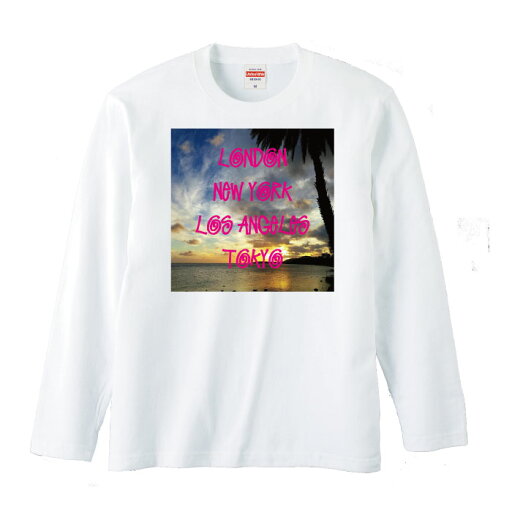 ロングスリーブ ロンT hawaii aloha ストリート london tokyo newyork アロハ ハワイ sunset サンセット ビーチ beach 海 summer 長袖 メンズ レディース 長袖 MENS S M L XL XXL T-SHIRT 大きい