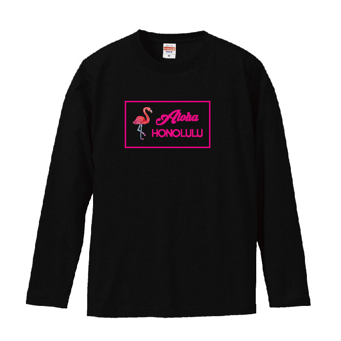 ロングスリーブ ロンT フラミンゴ aloha ハワイ 星条旗 california カルフォルニア SURF サーフ サーフィン surfing サーファー wave ファッション 長袖 メンズ レディース 長袖 MENS S M L XL XX 3