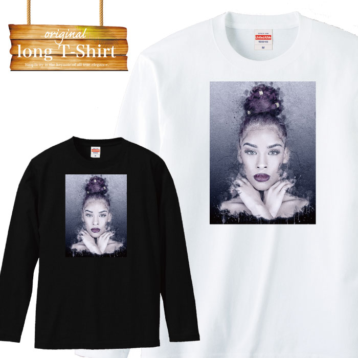 ロングスリーブ ロンT sexy roseblue ローズブルー 唇 セクシー 男性 ファッション 長袖 メンズ レディース 長袖 MENS S M L XL XXL T-SHIRT 大きいサイズ ビックシルエット