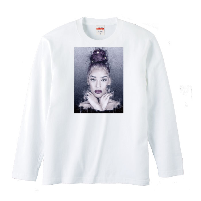ロングスリーブ ロンT sexy roseblue ローズブルー 唇 セクシー 男性 ファッション 長袖 メンズ レディース 長袖 MENS S M L XL XXL T-SHIRT 大きいサイズ ビックシルエット