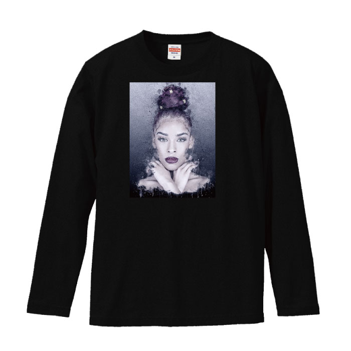 ロングスリーブ ロンT sexy roseblue ローズブルー 唇 セクシー 男性 ファッション 長袖 メンズ レディース 長袖 MENS S M L XL XXL T-SHIRT 大きいサイズ ビックシルエット
