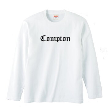 ロングスリーブ ロンT compton コンプトン NWA los angels ロサンゼルス ロス california カルフォルニア 西海岸 westcoast プレゼント ファッション 長袖 メンズ レディース 長袖 MENS S M L XL XXL T-SHIRT 大きいサイズ ビックシルエット