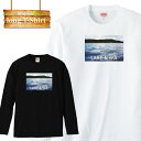 【※夏の限定ゲリラ開催10%OFF 割引クーポン発行※ 7/15~7/21まで!】 ロンT ロングスリーブtシャツ 琵琶湖 マザーレイク 釣りT 湖 bass sup ジェット マリンスポーツ キャンプ フォトT 長袖 人気 面白 ネタ パロディ 大きいサイズ