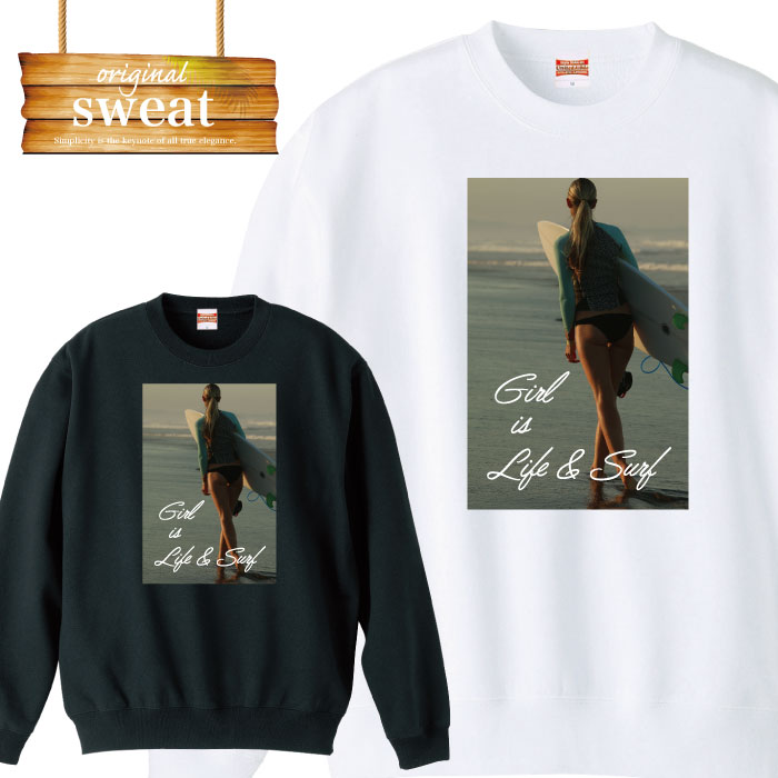 乐天商城 - スウェット トレーナー 長袖 westcoast ウエッサイ 西海岸 SURF サーフ サーファー 男女兼用 メンズ レディース アパレル 秋冬 裏パイル生地 綿100% S M L XL XXL 大きいサイズ ビックシルエッ