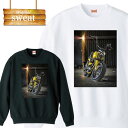 スウェット トレーナー アメカジ アメリカン バイク bike ツーリング touring カスタム オートバイ プレゼント カジュアル トレーナー メンズ レ...