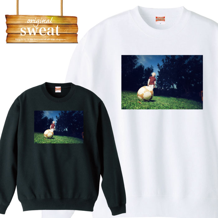 Punk, Rock, Ska - ＼期間限定ポイント10倍 春夏セール／ 【有効期限 5/20〜5/25】少年 サッカー soccer グラウンド 部活 サッカー部 プレゼント カジュアル トレーナー メンズ レディース アパレル 秋冬 裏パイル生地 綿100% S M L XL XXL 大きいサイズ ビ