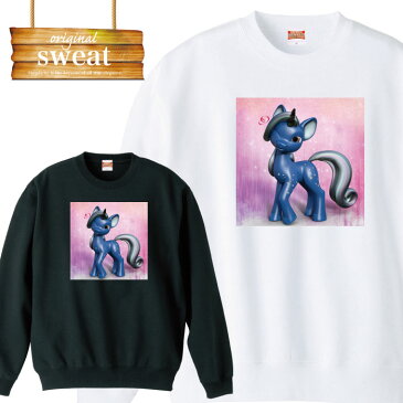 unicorn ユニコーン 闇可愛い 闇かわ ゆめかわ 原宿系 裏原系 キャラクター ファッション スウェット トレーナー メンズ レディース アパレル ワンポイント 流行 トレンド street ピープス系 スト系