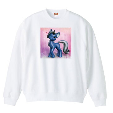 unicorn ユニコーン 闇可愛い 闇かわ ゆめかわ 原宿系 裏原系 キャラクター ファッション スウェット トレーナー メンズ レディース アパレル ワンポイント 流行 トレンド street ピープス系 スト系