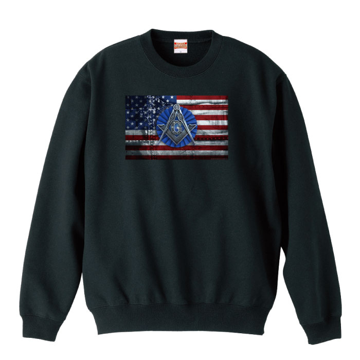 スウェット トレーナー ストリート イルミナティ フリーメイソン freemason 秘密結社 ロッジ ファッション メンズ レディース アパレル ワンポイント 流行 トレンド street ピープス系 スト系