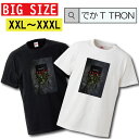 Tシャツ 大きいサイズ でかT TRON XXL XXXL　2L 3L 半袖 トップス 半袖シャツ カットソー 薔薇 ローズ 花 花束 植物 英字 文字 シンプル 花柄 赤 黒 お洒落 可愛い かっこいい デザイン 人気 黒白おすすめ