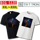 TVc łT TRON XXL XXXL@2L 3L BIG 傫 T-shirt eB[Vc  傫TCY big size rbNTCY JWA sexy   cute   tattoo ^gD[ ZNV[ K[ 