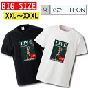 【※夏の限定ゲリラ開催10%OFF 割引クーポン発行※ 7/5~7/10まで!】 Tシャツ でかT TRON XXL XXXL 2L 3L BIG 大きめ ファッション 雑誌 女性 セクシー ビキニ ストリート ブランド b系 street T-shirt ティーシャツ 半袖 大きいサイズあり bi