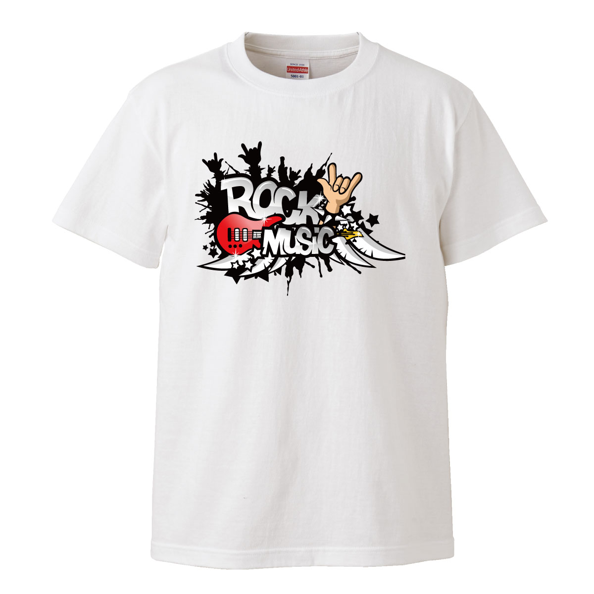 music rock punk ギター ドラム バンド ボーカル ロック パンク music 音楽 ミュージック アーティスト logo ロゴT Tシャツ プリント デザイン プランド アパレル 服 洋服 メール便 送料無料