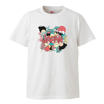 日本 和柄 japan ジャパン japanise 日本伝統 cat print T シャツ Tシャツ プリント デザイン プランド アパレル 服 洋服 メール便 送料無料 人形 雛人形 着物 富士山