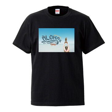 アロハ hawaii aloha ハワイアン ビーチ sexy ケツ ass bitch セクシー 水着 ビキニ summer トロピカル ホノルル ワイキキ 写真 フォト フォトT Tシャツ プリント デザイン 洋服 メール便 送料無料