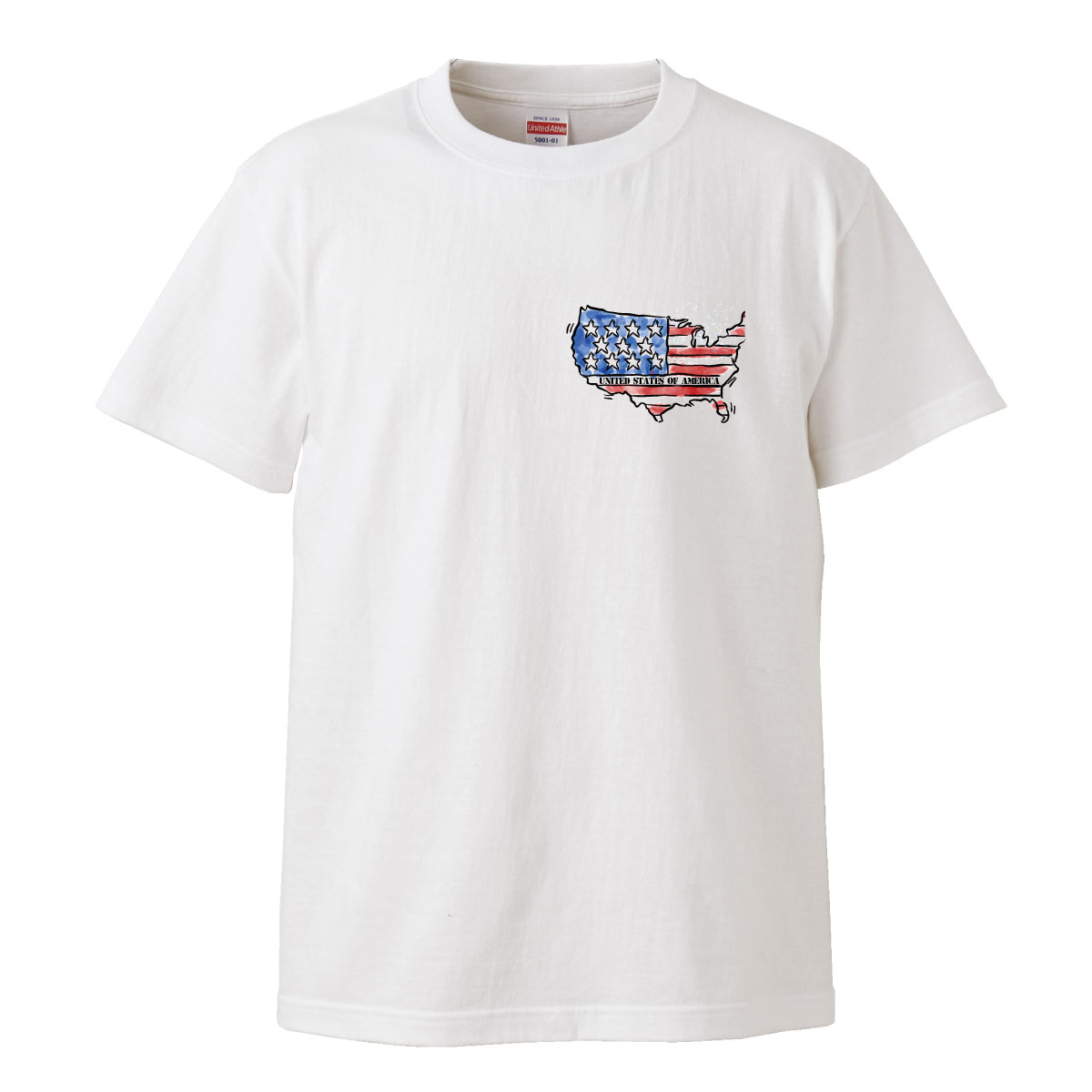 アメリカ アメリカ合衆国 USA united states of america ニューヨーク newyork 星条旗 自由の女神 ロゴ 写真 フォト フォトT Tシャツ プリント デザイン 洋服 t-shirt 白 黒 ホワイト ブラック