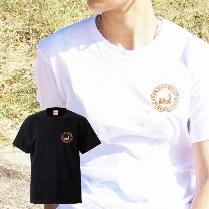 乐天商城 - ＼P5倍 当店限定 大還元祭／ 【5/9〜5/17】オリジナル ヴィンテージ orijinal vintage style england london イングランド ロンドン ワンポイント ロゴ 写真 フォト フォトT Tシャツ プリント デザイン 洋服 t-shirt 白 黒 ホワイト ブラッ