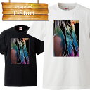 【※ゲリラ開催10%OFF 割引クーポン発行※ 8/20~8/25まで!】 Tシャツ T-shirt ティーシャツ 半袖 大きいサイズあり big size ビックサイズ カジュアル 女性 イラスト サマー 爽やか プリント デザイン カラフル 巻き髪 名古屋嬢