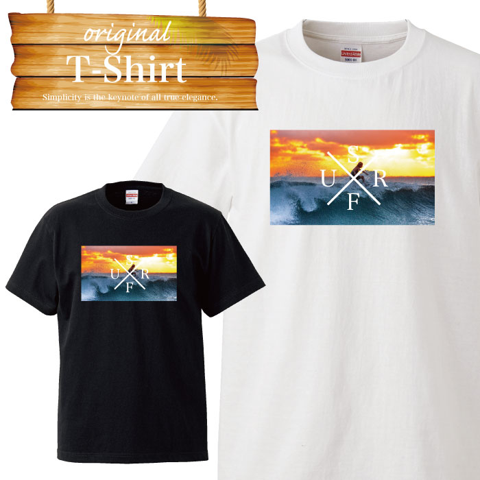 y10%OFF N[|s }\ Ԍ 5/9 20:00`5/16 01:59܂ŁIz SURF T[t T[tB SURFING g C Or[` TVc T-shirt eB[Vc  傫TCY big size rbNTCY