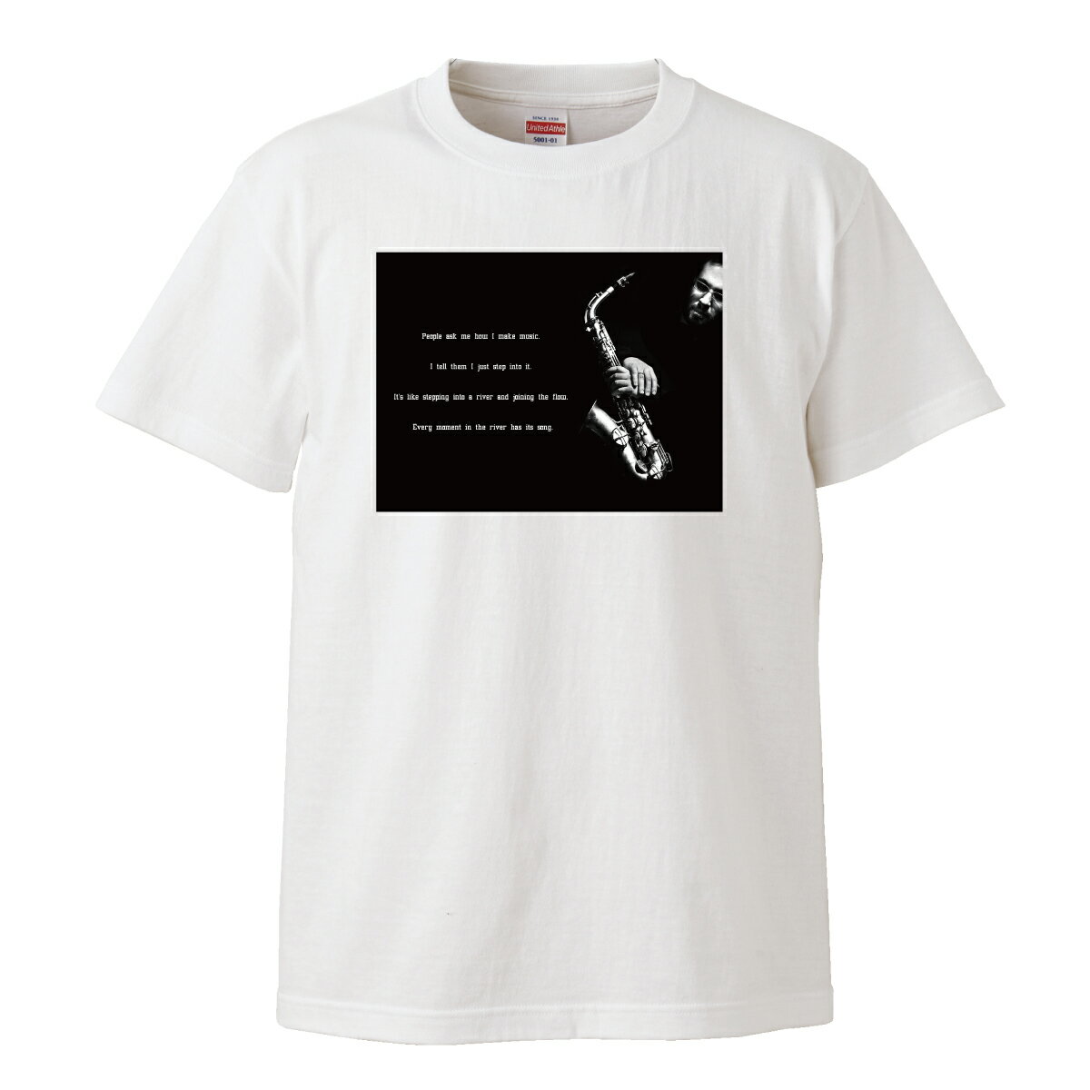 【※土日限定ゲリライベント開催 10%OFF 割引クーポン発行※ 4/19〜4/20まで！】 ビッグサイズ　Tシャツ でかT TRON オーバーサイズ 大きめ T-shirt ティーシャツ 半袖 jazz sax サックス 楽器 音楽 アンブシュア オープニング バッフル オーバートーン 名言