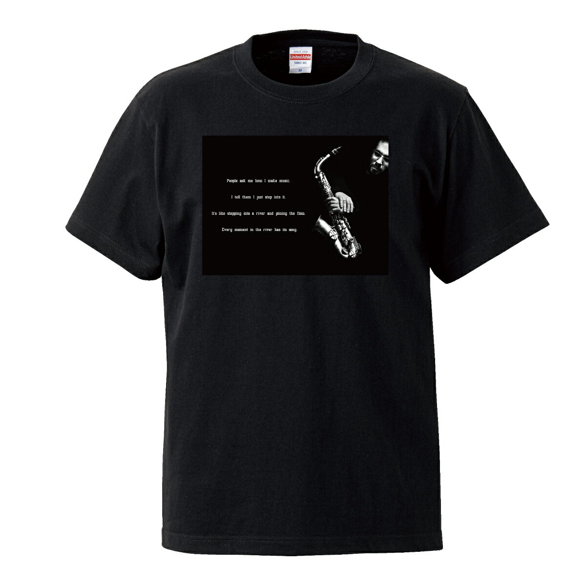 【※土日限定ゲリライベント開催 10%OFF 割引クーポン発行※ 4/19〜4/20まで！】 ビッグサイズ　Tシャツ でかT TRON オーバーサイズ 大きめ T-shirt ティーシャツ 半袖 jazz sax サックス 楽器 音楽 アンブシュア オープニング バッフル オーバートーン 名言