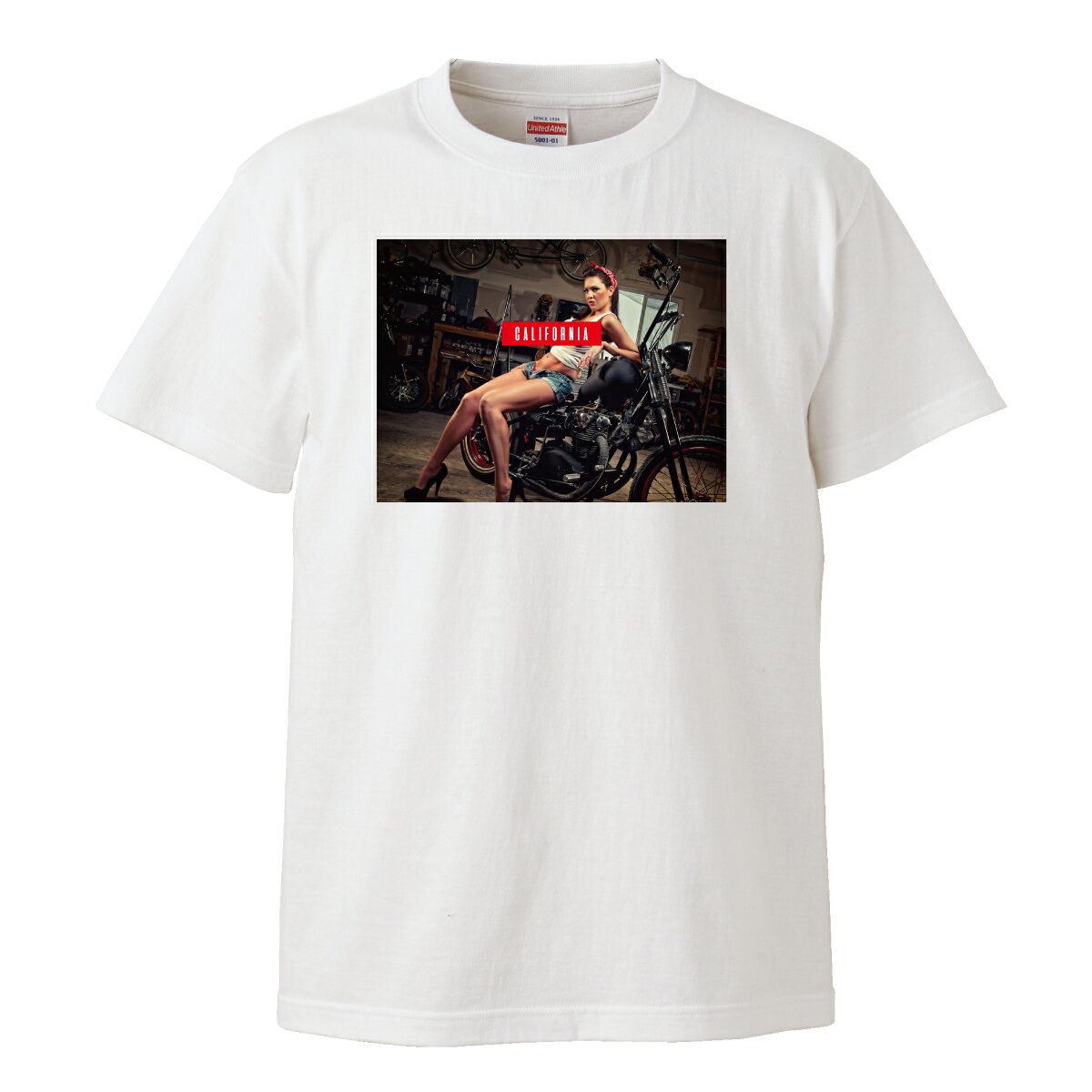 Tシャツ 大きいサイズ でかT TRON XXL XXXL　2L 3L T-shirt ティーシャツ 半袖 バイク sexy セクシー お尻 ヒップ 女性 下着 cute california 西海岸 アメリカン ツーリング ストリート ファッション 大きいサイズあり big size ビックサイ