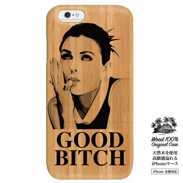 GOOD BITCH GIRL girl K[Y ZNV[  ̎q  bitch rb` POP X}zP[X X}zJo[ Ebh EbhP[X wood case  iPhone8 P[X iphone7 plus iphone6s plus iphone6 plus iphonese s