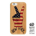 peace ピース america アメリカ new york iPhone 6s スマホカバー ウッド iPhone 6 plusケース s iPhone6 木目 ウッドケース メッセージ入り 木目ケース 木を使った スマホケース 柄 木のケース