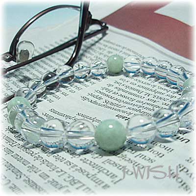 パワーストーン ブレスレット 天然石 誕生石 組み合わせ 5月 翡翠 水晶 ブレス アクセサリー |厄除け 魔除け 開運 プレゼント 誕生日 浄化 金運 メンズ...