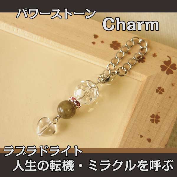 パワーストーン ストラップ 天然石 ラブラドライト 水晶 チャーム | 誕生日プレゼント 贈り物 ギフト誕生石 組み合わせ アクセサリー キーホルダー 開運 ア...