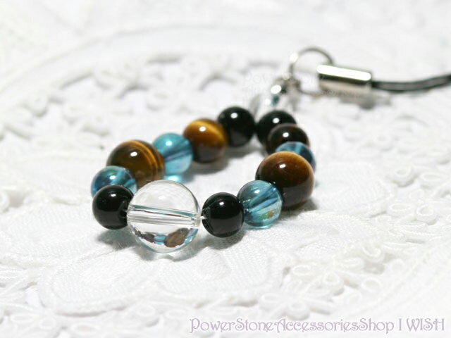 パワーストーン ストラップ スマホ オニキス アクアオーラ | 天然石 誕生日プレゼント 贈り物 ギフト誕生石 組み合わせ アクセサリー キーホルダー 開運 ア...