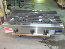2023年製【マルゼン】【業務用】【中古】 ガスコンロ RGC-096D 都市ガス W900xD600xH200mm 自社6ヶ月保証
