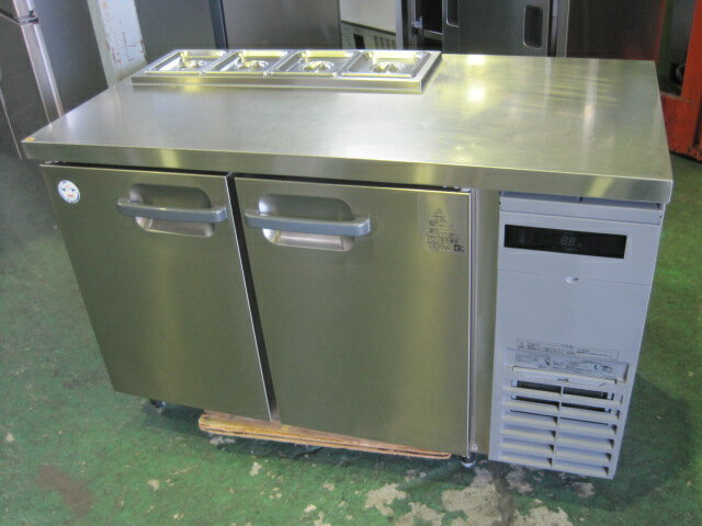 2021年製 【フクシマガリレイ】【業務用】【中古】 サンドイッチ冷蔵コールドテーブル LCC-120RM-R◎ 単相100V W1200xD600xH800mm 自社6ヶ月保証