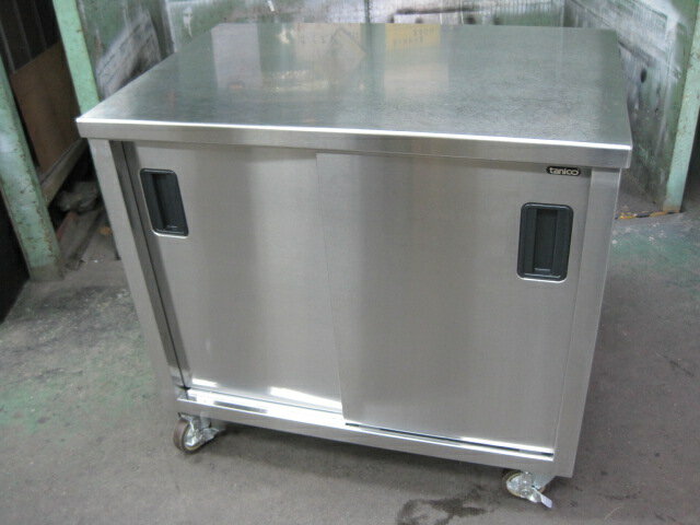 乐天商城 - 【中古】キャスター付調理台　C8238　［W900xD600xH835mm］
