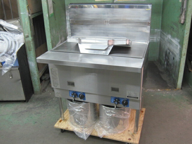2020年製　【北沢産業】【業務用】【中古】　天ぷらフライヤー　KFE-82N-T*　都市ガス　W870xD745xH830..