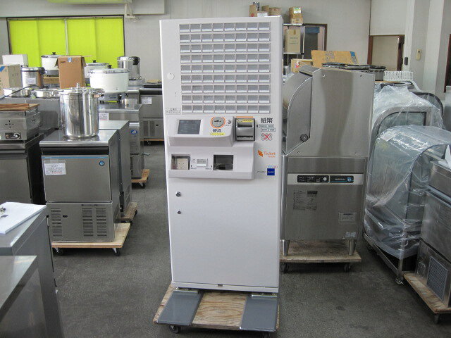 乐天商城 - 2020年製　【中古】グローリー　券売機　VT-G20M　単相100V　※高額紙幣タイプ　W650xD300xH1600mm　自社3ヶ月保証