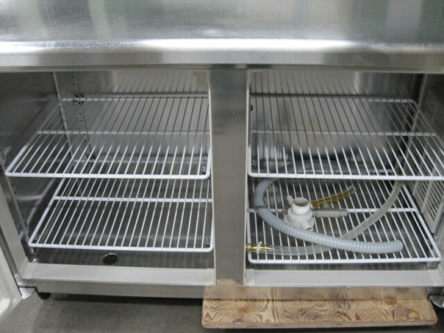 2021年製　【ホシザキ】【業務用】【中古】　冷凍冷蔵コールドテーブル　RFT-150SNG-R　単相100V　W1500xD600xH800mm　自社6ヶ月保証