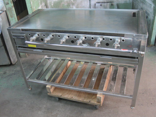 乐天商城 - 【中古】メーカー不明　グリドル*　都市ガス　W1200xD600xH800mm　自社6ヶ月保証