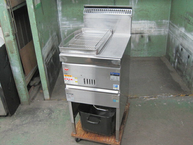 2022年製　【中古】マルゼン　ガスフライヤー　MGF-C18K　都市ガス　W430xD610xH800mm　自社6ヶ月保証
