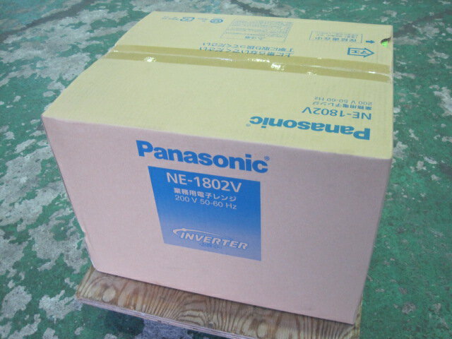 乐天商城 - 【新品】パナソニック　電子レンジ　NE-1802V　単相200V　W422xD476xH337mm　自社1年保証